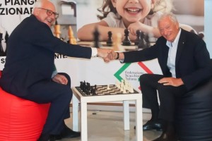 Il Presidente del CONI Buonfiglio ai Mondiali juniores di Montesilvano