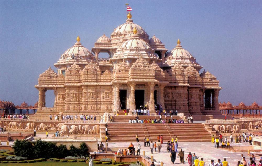 Il tempio di Akshardham, a Guajarat