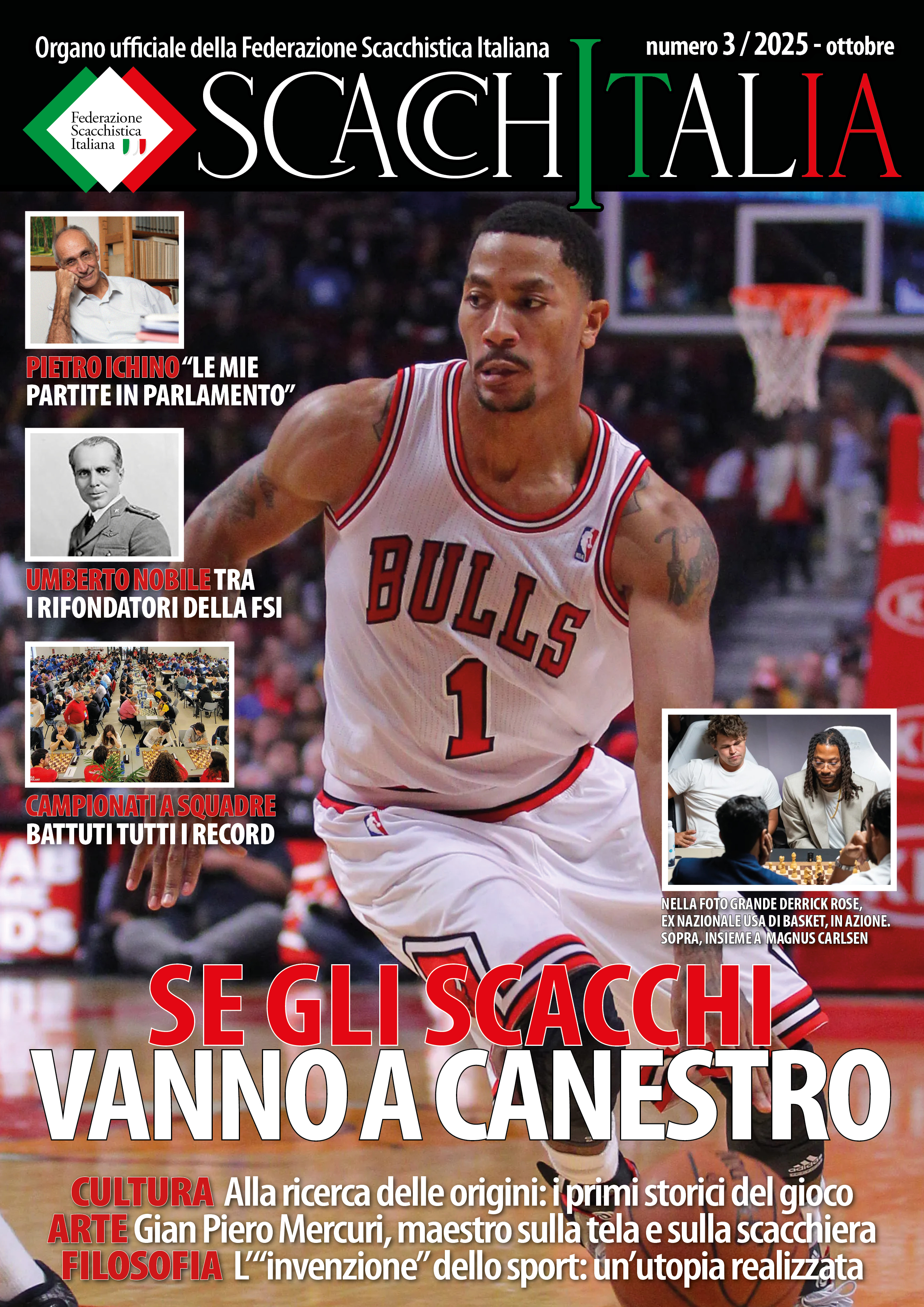 Pubblicato il nuovo Scacchitalia: in copertina le stelle della Nba