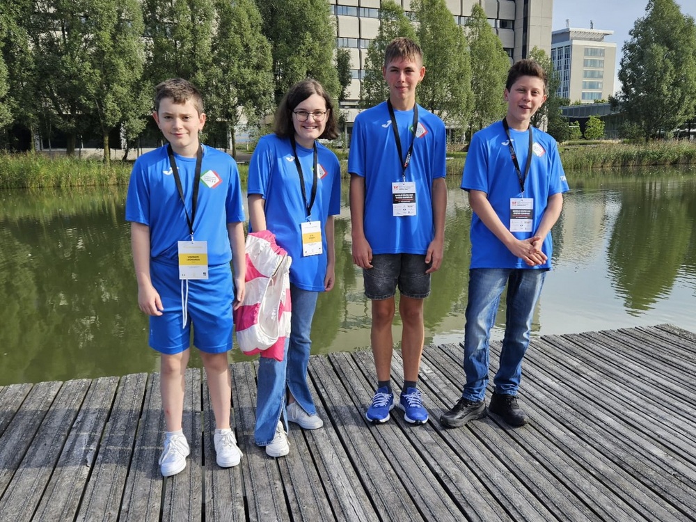I ragazzi della nostra squadra Olimpiadi Under 16: l'Italia chiude al 31mo posto