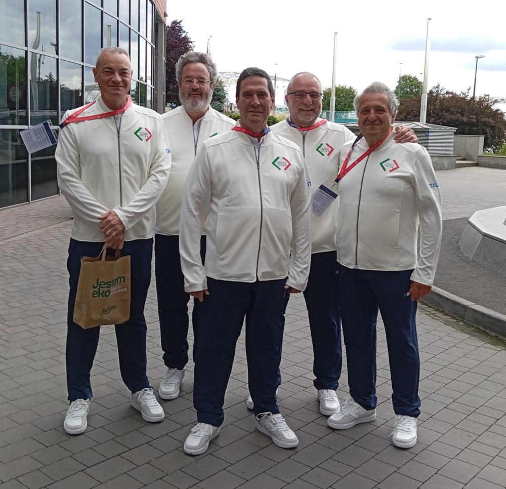 La Nazionale over 50 medaglia d'argento ai Mondiali