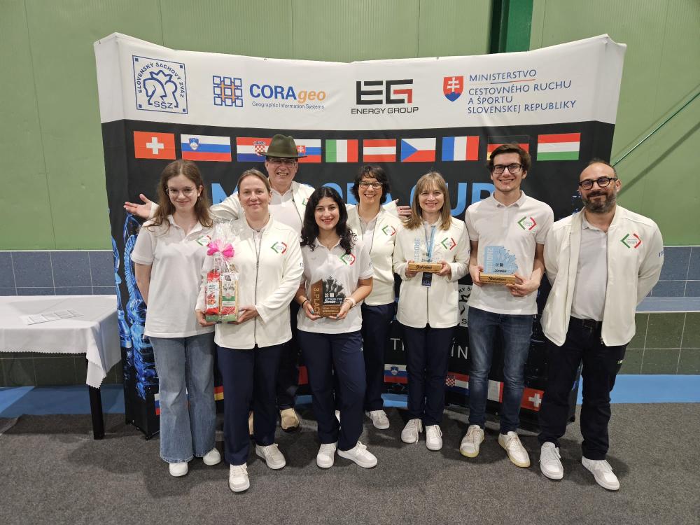 Mitropa Cup: medaglia di bronzo per la Nazionale Femminile. Sedina e Moroni vincono l'oro di scacchiera