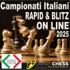 Il 20 e il 24 marzo iniziano i Campionati italiani on line Blitz e Rapid. 